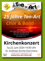 Kirchenkonzert 25 Jahre Ton-Art